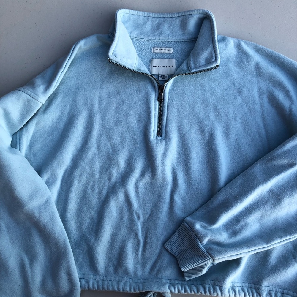 Cute color quarter zip